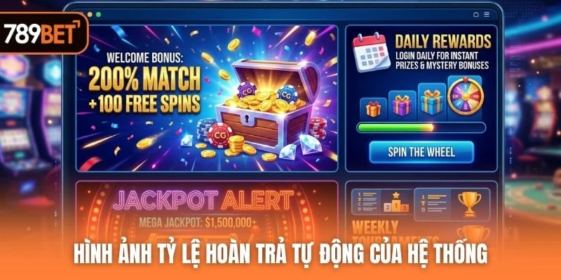 Hình ảnh tỷ lệ hoàn trả tự động của hệ thống